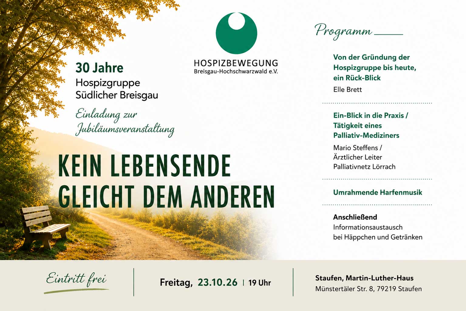 30 Jahre Begleitung auf dem letzten Weg – mit Herz und Würde
